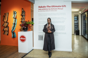 Kutlwano Monyai Debuted ‘Dakalo – The Ultimate Gift’ her First Solo Exhibition at Gallery MOMO Since Becoming 2024 Absa L’Atelier Art Ambassador